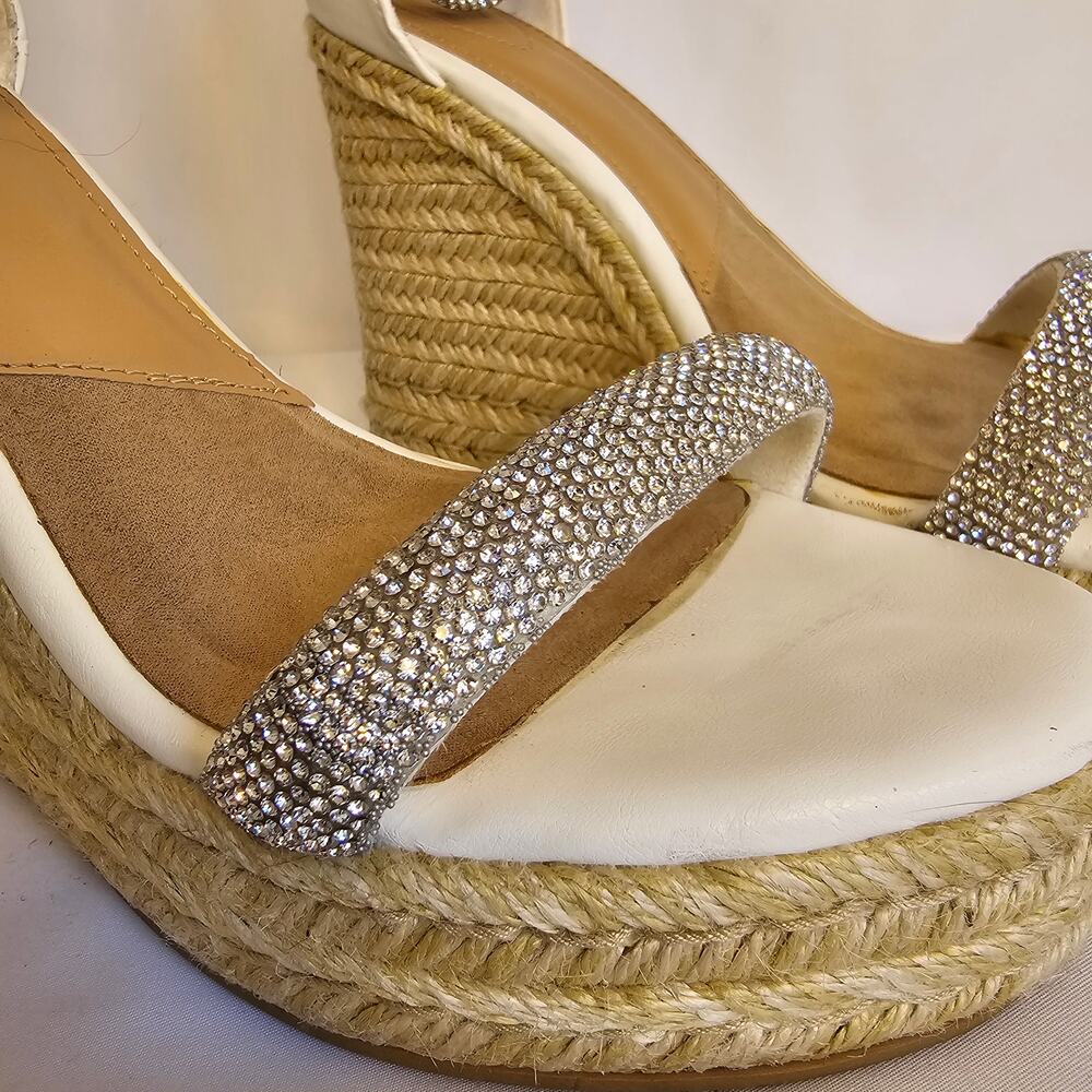 8.5‎ Sparkly Boho Woven Wedge Steve Madden Jenna B Style